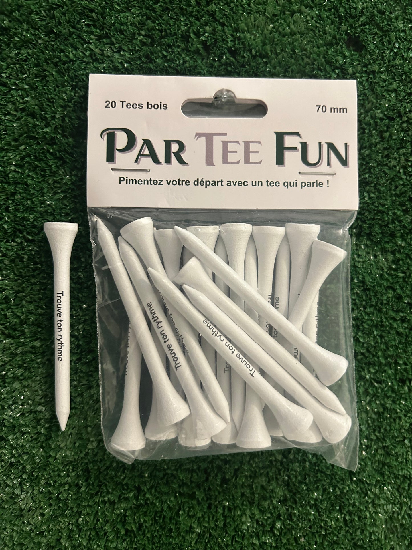 Cadeau original pour golfeur â Tee en bois humoristique