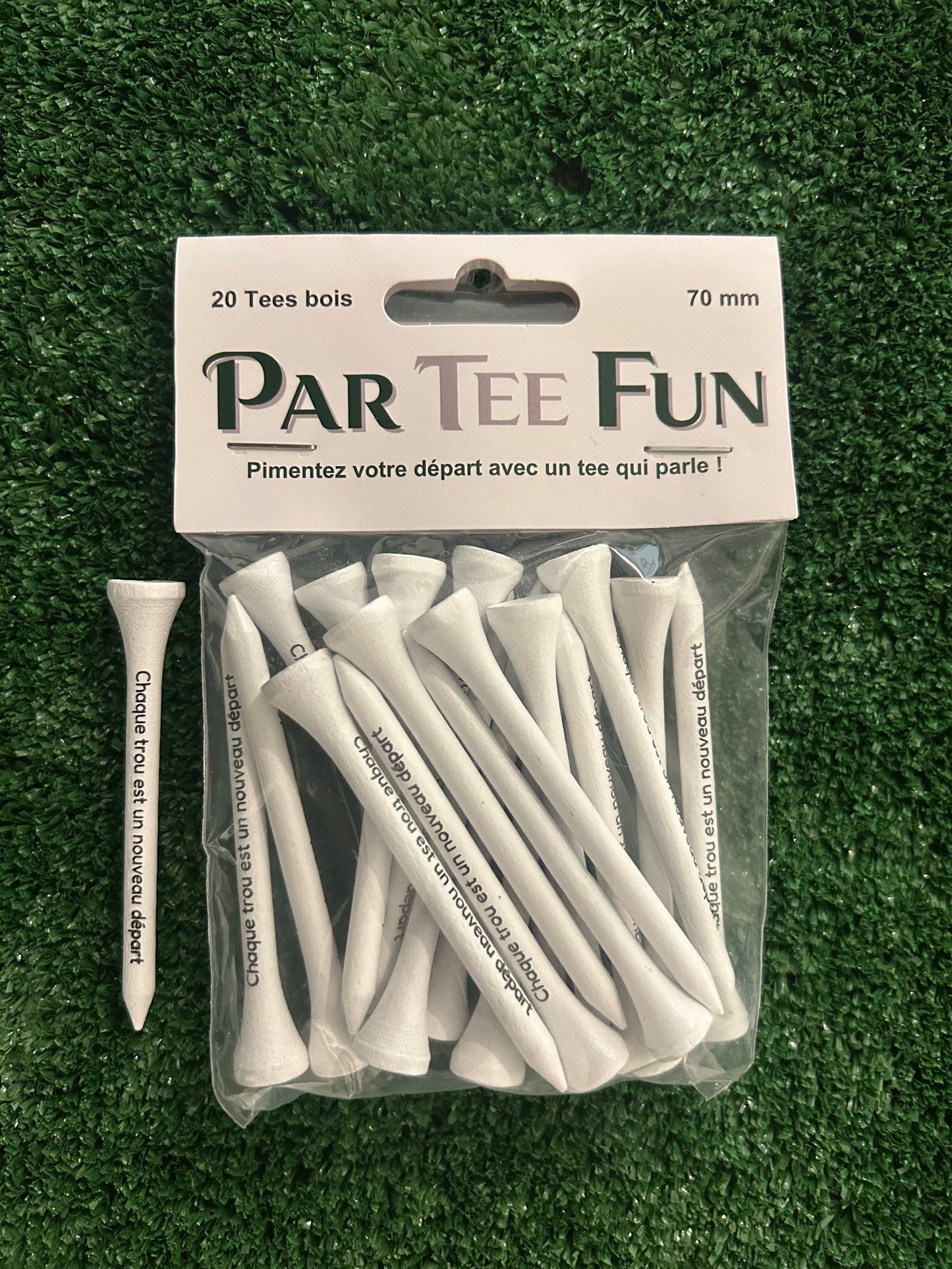 Tee de golf humour golf â Accessoire fun pour golfeur