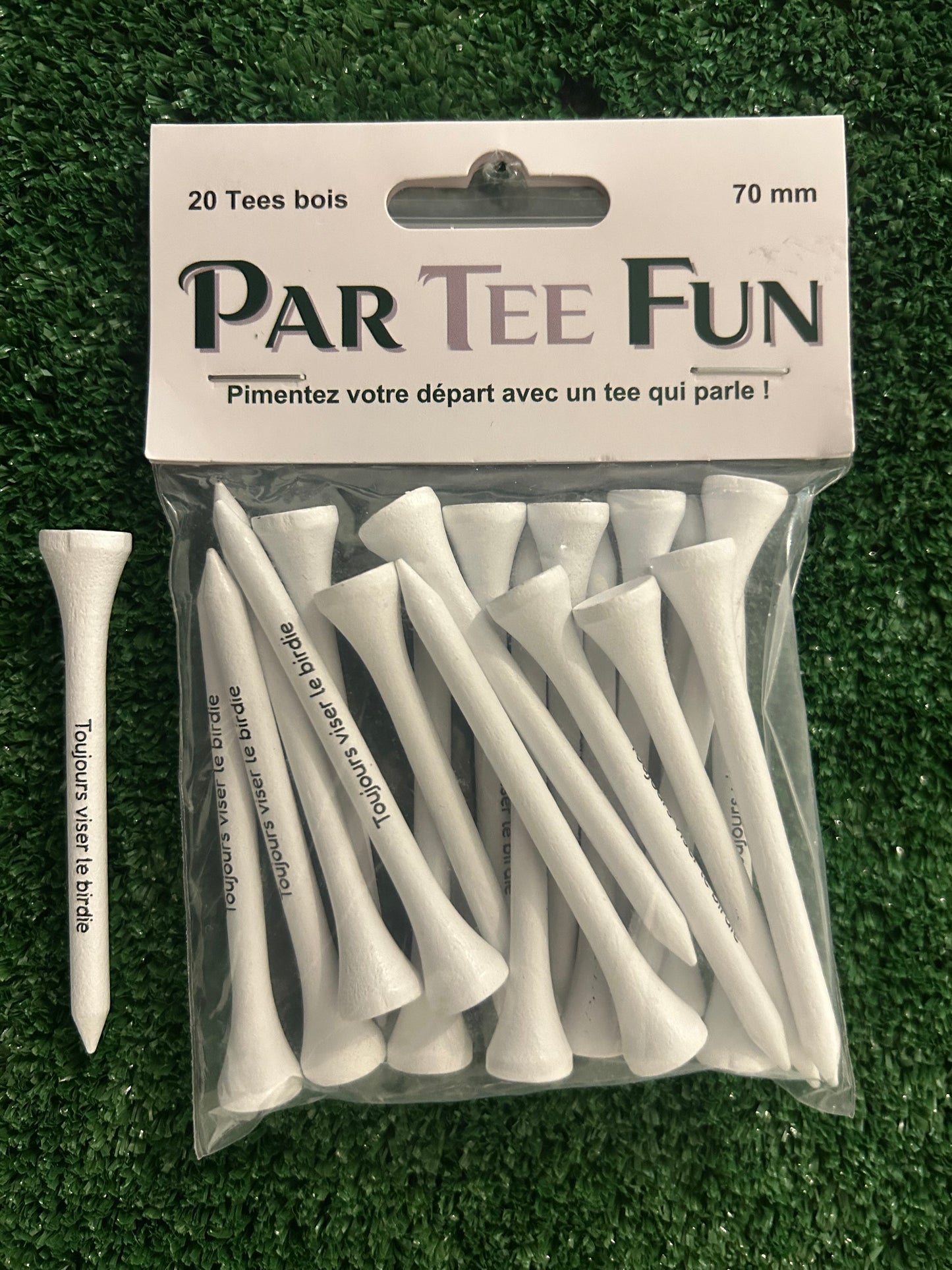 Tee de golf unique et fun – Accessoire indispensable Par Tee Fun