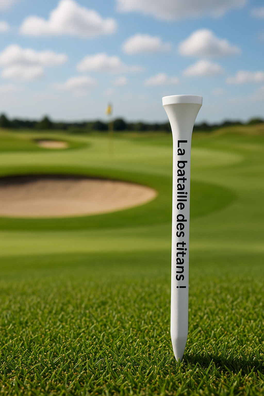 Tee de golf imprimé collection fun – Accessoire golf unique cadeau 