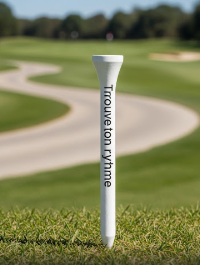 Cadeau original pour golfeur – Tee en bois humoristique