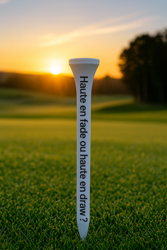 Tee de golf collection Par Tee Fun – Modèle imprimé