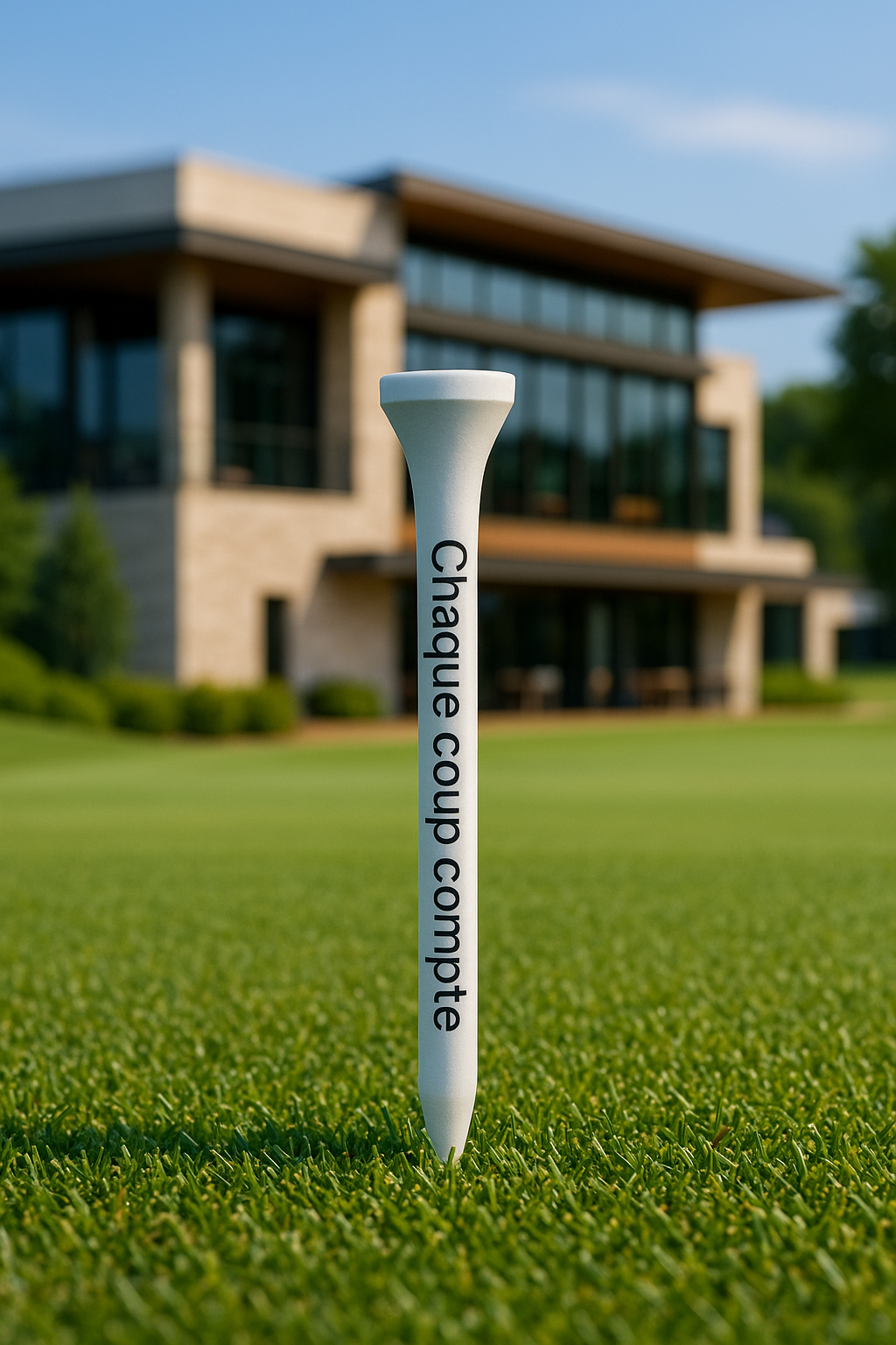 Tee humoristique pour golfeur – Accessoire fun départ de golf