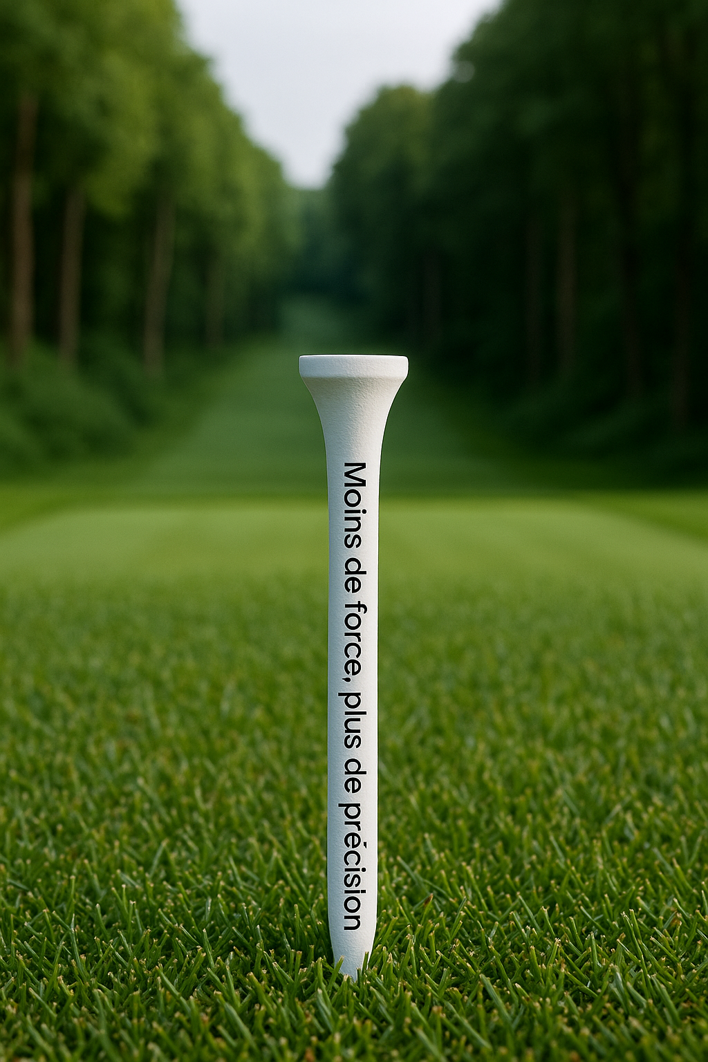 Tee de golf en bois avec message motivant – Idée cadeau golfeur