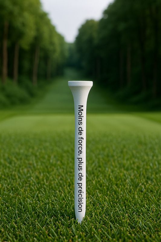 Tee de golf en bois avec message motivant – Idée cadeau golfeur