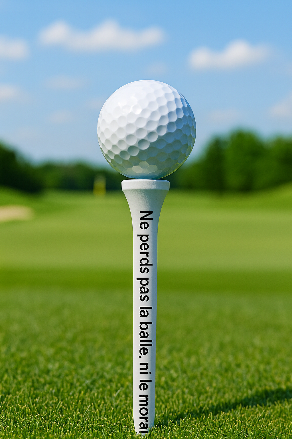 Petit cadeau pour golfeur – Tee en bois imprimé pas chere 