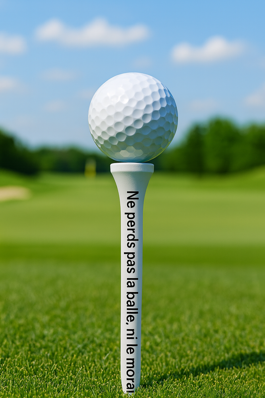 Petit cadeau pour golfeur – Tee en bois imprimé pas chere 